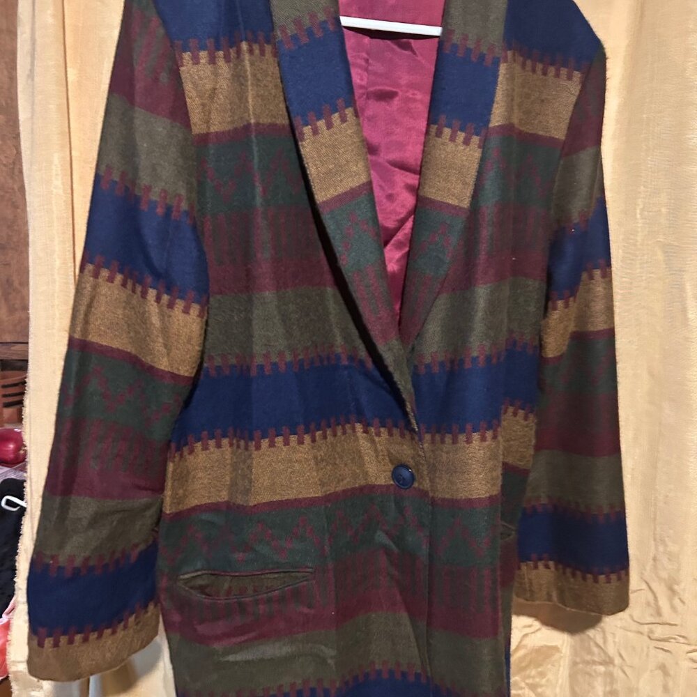 Vintage  Southwestern Blazer - Picture 3 of 5